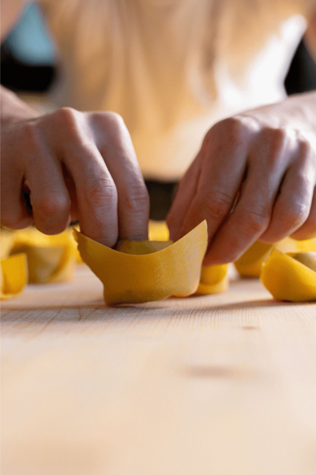 Ravioli in the making